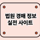 법원경매 정보 어디서 확인할까? 실전 사이트 소개