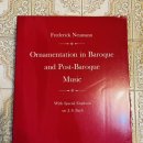 F. Neumann의 Ornamentation in Baroque and Post-Baroque 이미지