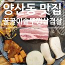 꿀꿀이삼겹살 | [양산동 맛집] 양산택지사거리 맛집 삼겹살과 김치가 맛있는 꿀꿀이솥뚜껑삼겹살 후기