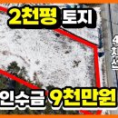 낭성면 추정리 4차선변 2000평 토지 급매 이미지