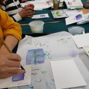 수채 캘리그라피 이미지