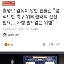 홍명보 감독 &#34;콤팩트한 축구를 위해 센터백 전진 필요, U자 빌드업은 하면 안된다&#34; 이미지