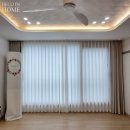 휴포레작은도서관 | 데코인홈 부산 커튼명지 협성휴포레 24평 B, 미니멀한 화이트 인테리어 커튼 블라인드 전체 시공후기