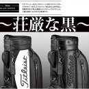 [남성-신품/캐대백]수량한정 타이틀리스트 TITLEIST 2018년 블랙 리미티드 가죽 캐디백(9인치, 5.3kg) 이미지