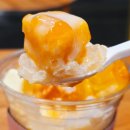 빽다방세종고대점 | 빽다방 메뉴 망고 컵빙수 달달한 과일과 간얼음이 주는 얼얼한 식감