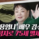 ★ [핫라인] '일용 엄니' 배우 김수미 심정지로 별세···"너무 황망해" 애도 물결 이미지