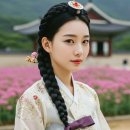 긴 블레이드와 흰 한복의 부드러운 우아함 이미지