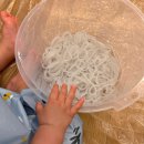 소고놀이 | 천안 신세계아카데미 문센 후기 | 12개월 아기 리틀...즐거운 명절, 당면 촉감놀이 겨울학기 8번째 수업