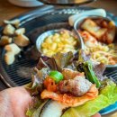 [냠냠/김포] 캠핑장 느낌 김포데이트 구래동고기집 더킹룸바베큐 방문후기!