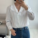 스튜디오 솔트(Studio Salt) | 화이트 프릴 블라우스 추천 스튜디오 솔트 simone ruffle blouse
