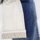 진수선 | 디올(Dior) 화이트 진 기장 수선, 로고 패턴 살려 스타일리시하게 완성하기!