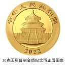 ﻿중국 은행 발표 : 10 월 20 일 판다 기념주화 2022년 판다 금화 은화 발행 이미지