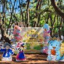 용두해수욕장 | [보령 대천풍선 무지개풍선]-보령 용두솔밭 어울림축제 포토존 제작 후기｜용두해수욕장 주민자치 행사