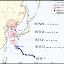 태풍15호의 진로 이미지