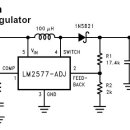 LM2577 을이용한 DC-DC 스텝업 전원회로 이미지
