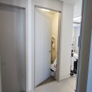강남 더샵 시니어하우스 | 더샵일산엘로이 좁은 세탁실 문 바깥쪽으로 열리는 양문형으로 교체