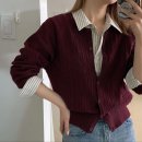 봄가을엔 셔츠&amp;니트조합 최고🧶👔 이미지