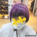 가양역 미용실 손상없는 바이올렛 베리페리 염색 후기 - 헤어살롱 비오비 가양역점