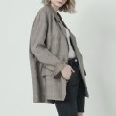 [maz20827-3687]<b>듀</b>* 체크 워싱 퓨어린넨