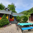 시냇물과 눈꽃세상 이미지