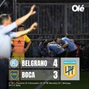 CopaDeLaLiga feche 8 belgrano 4 vs Boca 3 이미지