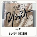 독서 리뷰 1년만 미쳐라 강상구 저자