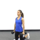 Deep Squat - Curl to Press Double Arm from Tall Kneeling with Two DB 이미지