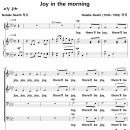 [성가악보] Joy in the morning / Joy, there&#39;ll be joy [Natalie Sleeth, 혼성4부] 이미지