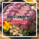 작전서운동 | 작전서운동 횟집 현대회수산, 제철 대방어부터 인생 매운탕까지