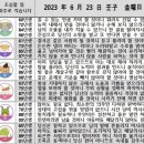 2023년 6월 23일 운세 및 세상 소식 이미지