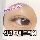 속눈썹 연장 n년차 내돈내산 자연스럽고 맘에들었던 속눈썹연장 신림 다비드래쉬