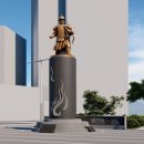 윤흥신장군 동상 이미지