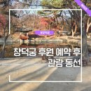 보현산권역정각마을 | 창덕궁 후원 예약 방법 관람 코스 정리