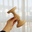 해도 유럽 감성 폭발! 빈티지 앤틱 우드 촛대 모형 오브제 4종 활용 후기 (촬영 소품, 카페 꾸미기 추천)