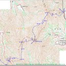 팔음지맥 3구간［삼방리(장누골)-별재-천금산(465m)-샘터재-천관산(445m)-밤재］. 이미지