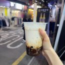 구리시장 카페 돌다리 버블티 흑당 쫀쫀함 합격 (흑당, 초코 버블티)