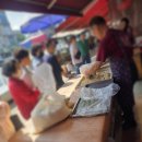 아담스꼬마김밥 영천점 | 동대구에서 금방! 영천 보라 유채꽃 &amp; 영천시장 쑥떡 사먹고 카페투어