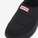 7132 | 헌터 [UNISEX] 푸퍼 트래블 플로우 커프 방한 슈즈 블랙 UFS7132WWU-BLK