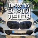 2080모터스 | 통영 BMW X5 크롬죽이기 키드니그릴 교체 후기