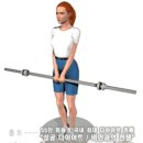 바벨 클로즈 그립 업라이트 로우 (Barbell Close Grip Upright Row) 이미지