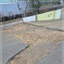 지하주차장 | 지하주차장 입구 바닥 아스콘 시공 후기