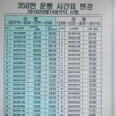 경주 단석산(350번 시내버스) 산내 시간표 이미지