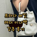 038-1 | 프라다 레더 버킷백 이너백 1BH038 (셀컨) 꿀템 사용 후기