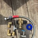 분당-15 | 분당 린나이 전기온수기 15리터 상향식 설치 후기,"싱크대 하부"