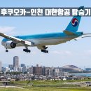 세븐일레븐 인천장기점 | [대한항공 후쿠오카-인천 탑승기] KE796 기내식, 출국 수속, 출도착 시간, 짐 나온 시간