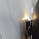 청북새싹길 | 평택 무타공 벽걸이티비설치 고덕하늘채시그니처 55인치+무드등 시공