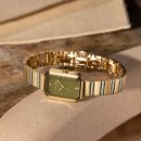 그린오토매틱전문점 | 흔하지 않아 더 특별한 롤라로즈 Ms Lola 그린 오닉스 사각 여자메탈시계