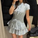 M-016 | 자라 신상 체크 원피스 스커트 코디 외 입어본 후기