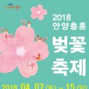 2018 안양 충훈 벚꽃축제 이미지