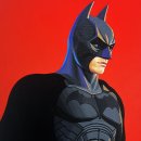 batman. acrylic on canvas. 24.2cm x 40.9cm. 2025(5) 이미지